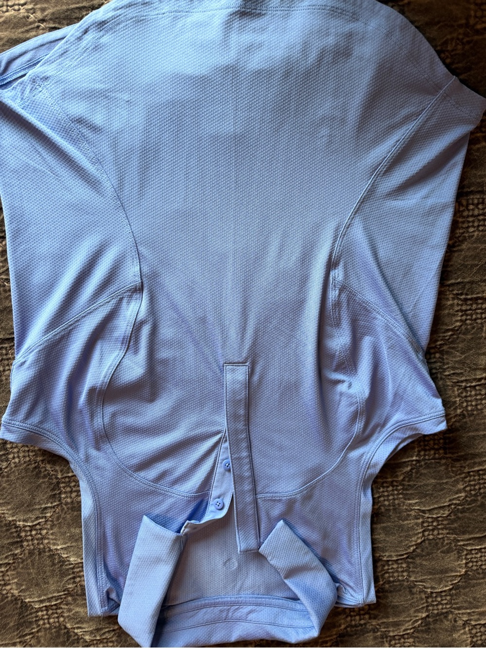Sleeveless quick-dry Polo Tank Top in wild indigo - Picture 3 of 5